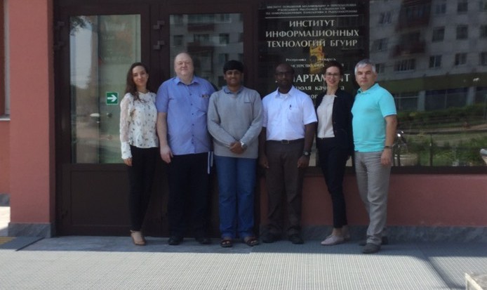 В ИИТ БГУИР состоялась встреча со студентами Технологического института Б.Н.М (BNM Institute of Technology, г. Бангалор, Индия)